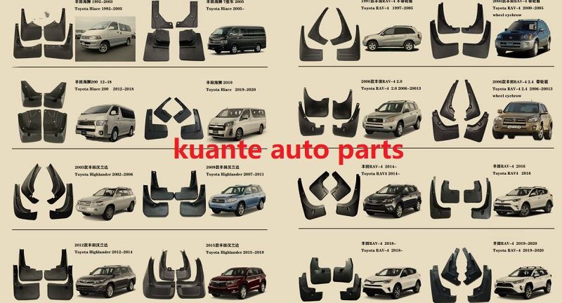 kuante car mud flaps catalogue