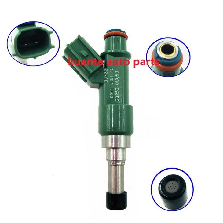 หัวฉีดหัวฉีดน้ำมันเชื้อเพลิงสำหรับโมเดล Toyota Hilux Vigo 23250-0 C050 อะไหล่รถยนต์ทั่วไปรถยนต์ทั่วไป