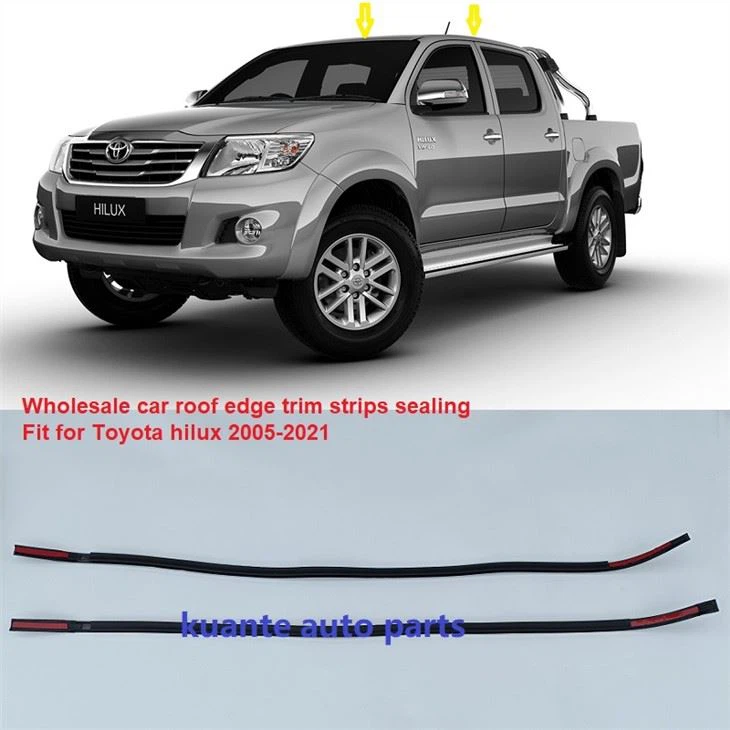 แถบยางกันขอบหลังคารถยนต์ แถบยางกันขอบสำหรับ Toyota Hilux Vigo